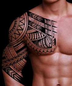 Detail Motif Tato Abstrak Nomer 31