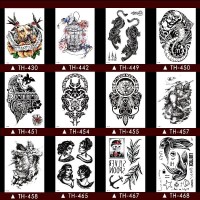 Detail Motif Tato Abstrak Nomer 32