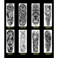 Detail Motif Tato Abstrak Nomer 34