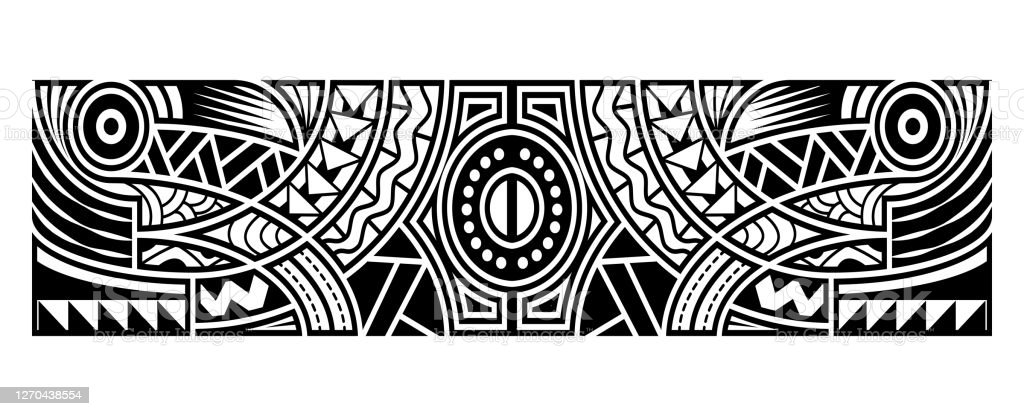 Detail Motif Tato Abstrak Nomer 50
