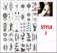 Detail Motif Tato Abstrak Nomer 52