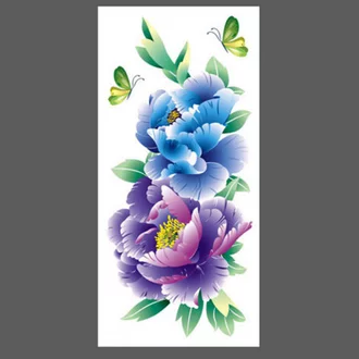 Detail Motif Tato Bunga Nomer 23