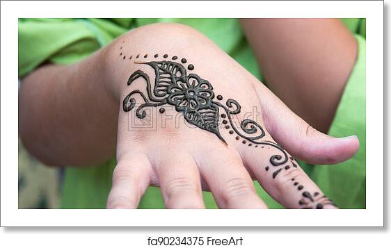 Detail Motif Tato Henna Nomer 18