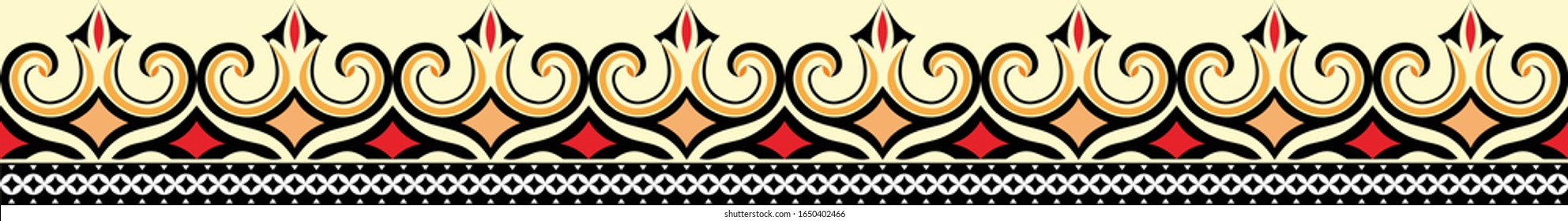 Detail Motif Toraja Vector Nomer 3