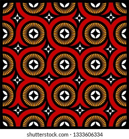 Detail Motif Toraja Vector Nomer 4