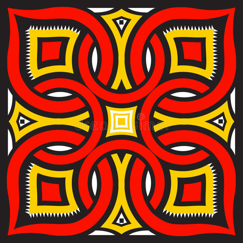 Detail Motif Toraja Vector Nomer 6