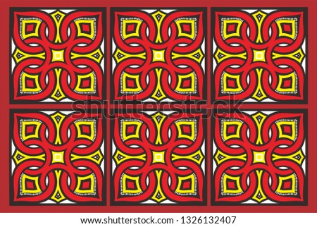 Detail Motif Toraja Vector Nomer 52