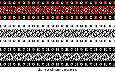 Detail Motif Toraja Vector Nomer 9