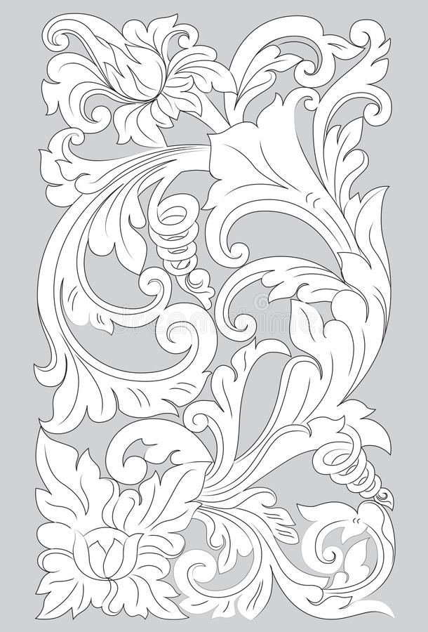 Detail Motif Ukir Bali Nomer 10
