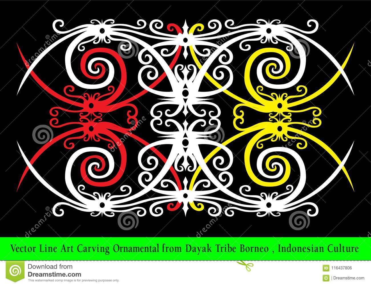 Detail Motif Ukiran Vector Nomer 16