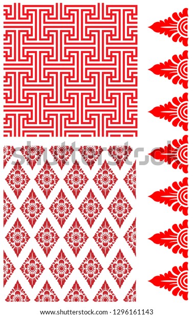 Detail Motif Ukiran Vector Nomer 26