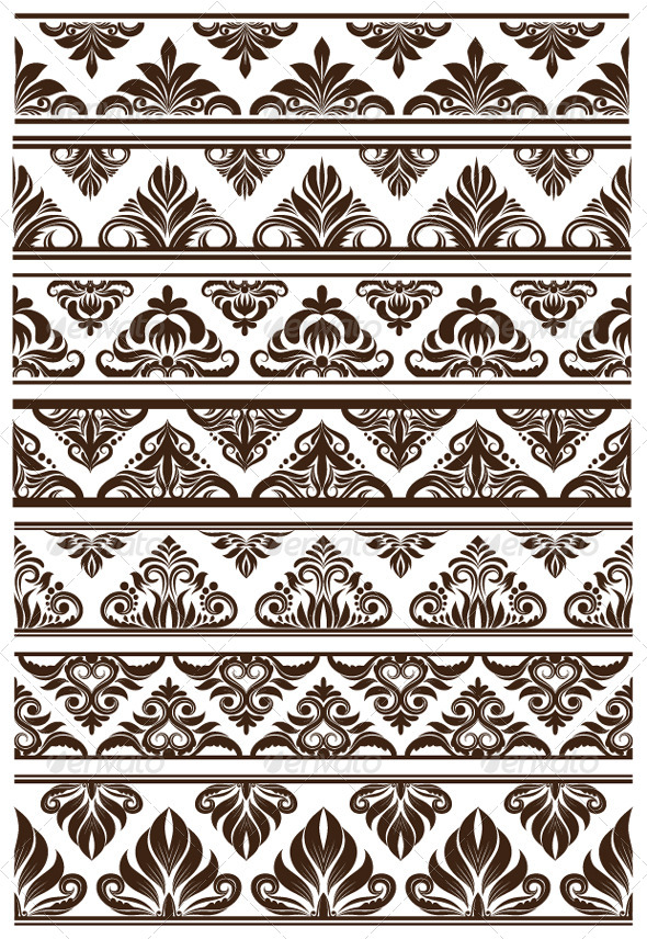 Detail Motif Ukiran Vector Nomer 41