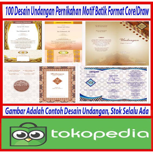 Detail Motif Undangan Pernikahan Corel Nomer 20