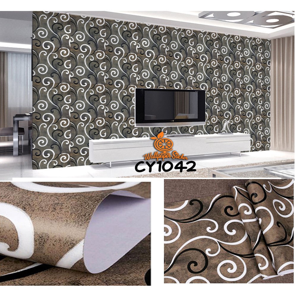 Detail Motif Wallpaper Dinding Elegan Nomer 19