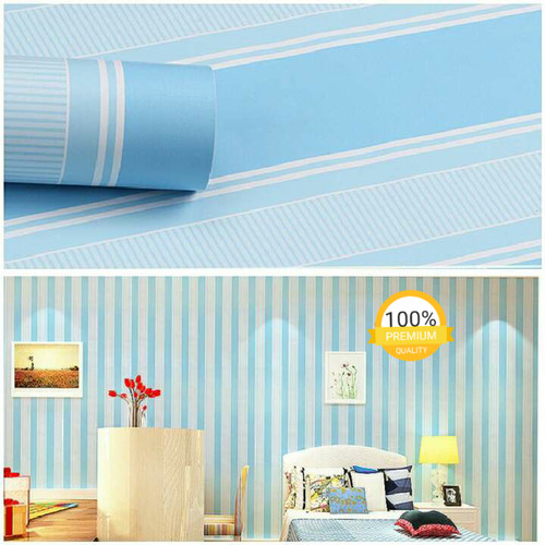 Detail Motif Wallpaper Dinding Warna Biru Nomer 22