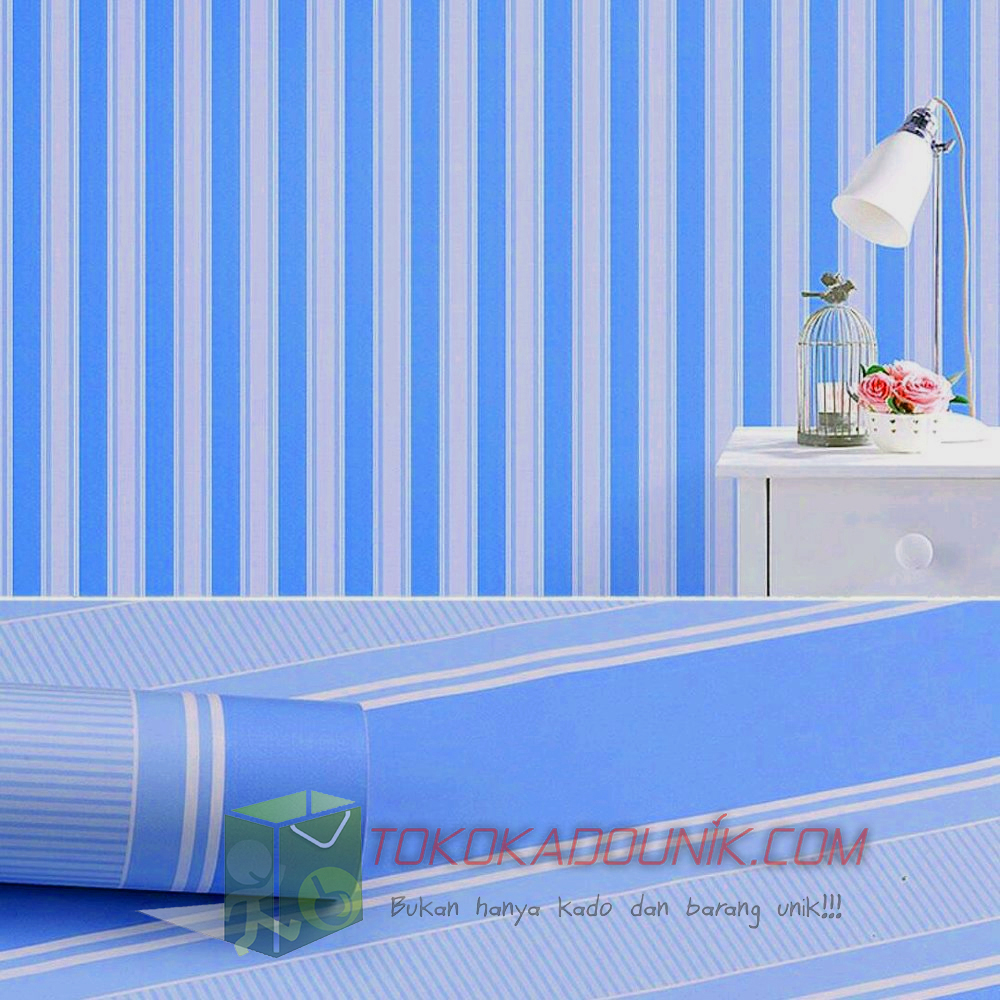 Detail Motif Wallpaper Dinding Warna Biru Nomer 6