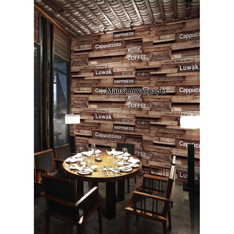 Detail Motif Wallpaper Wallpaper Dinding Cafe Nomer 20
