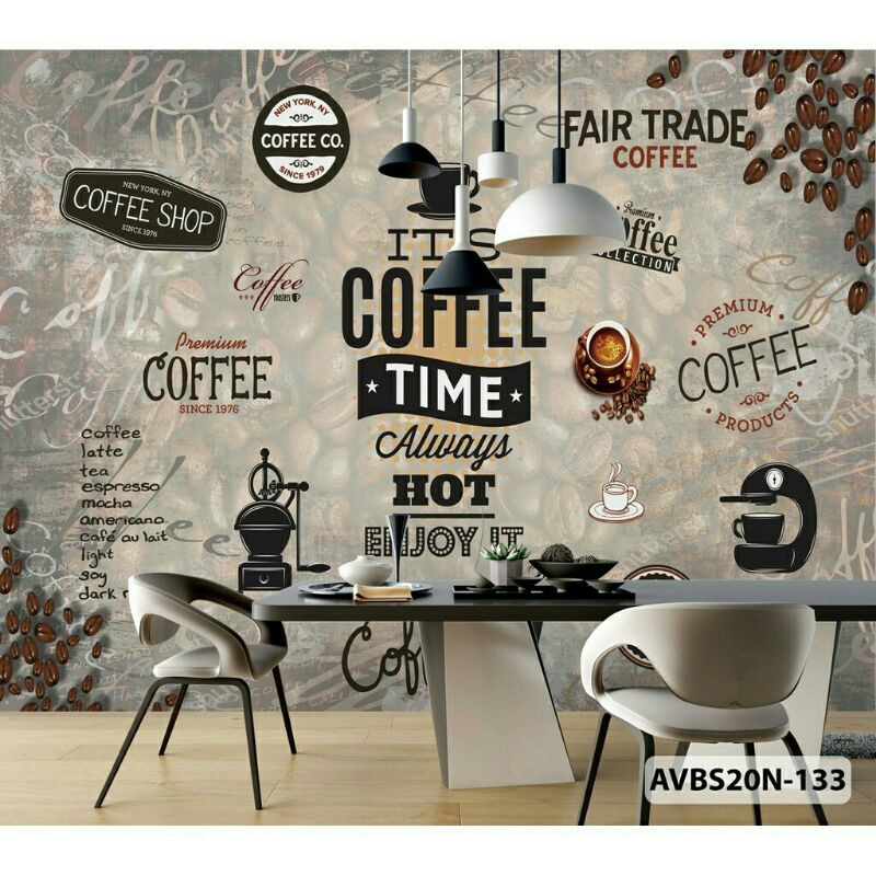 Detail Motif Wallpaper Wallpaper Dinding Cafe Nomer 55