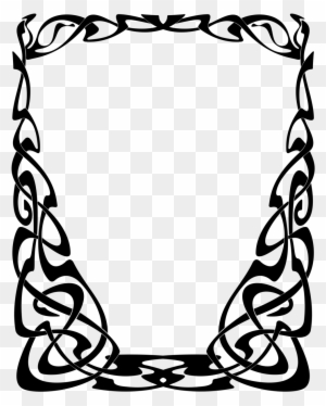 Detail Art Nouveau Circle Vector Nomer 19