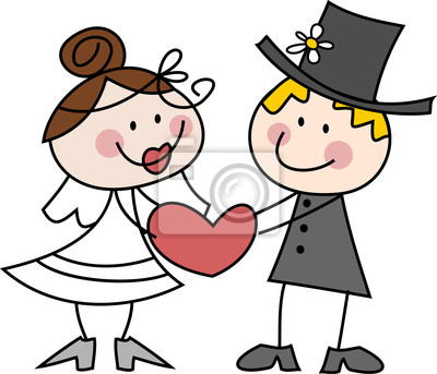 Detail Brautpaar Hochzeit Clipart Nomer 12