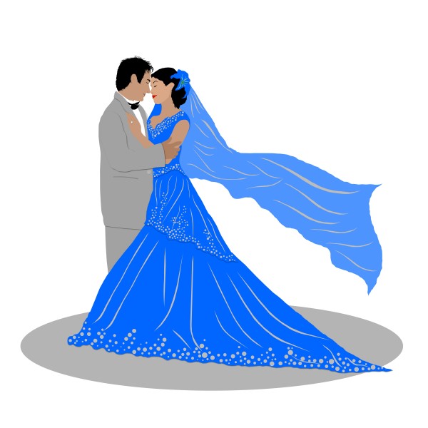 Detail Brautpaar Hochzeit Clipart Nomer 21