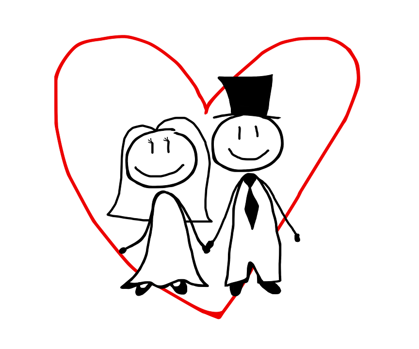 Detail Brautpaar Hochzeit Clipart Nomer 3