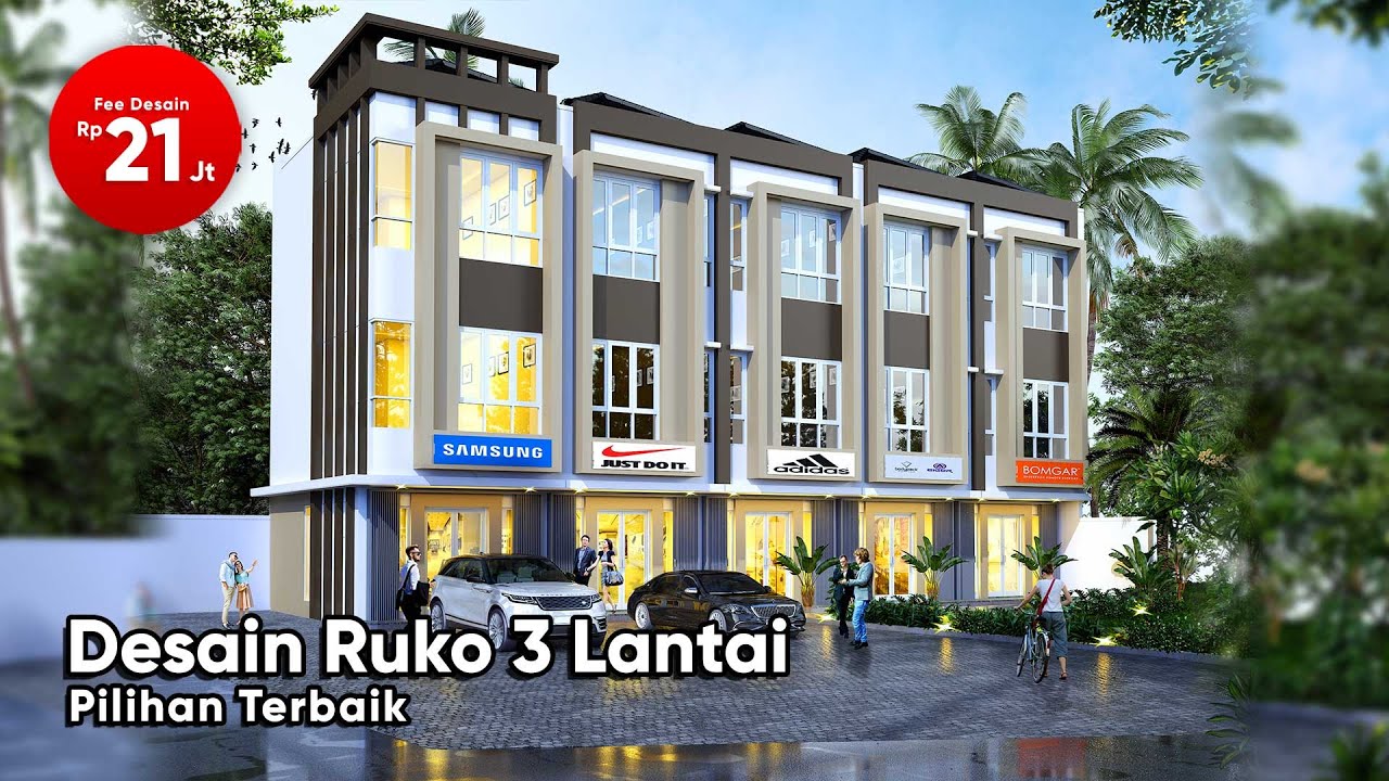 Detail Desain Rumah Ruko 3 Lantai Nomer 3