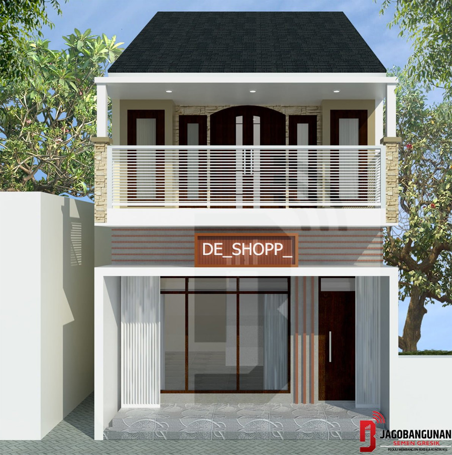 Detail Desain Rumah Ruko Minimalis Nomer 14