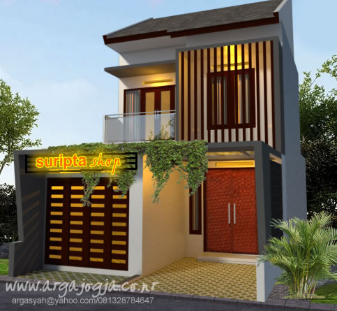 Detail Desain Rumah Ruko Minimalis Nomer 19