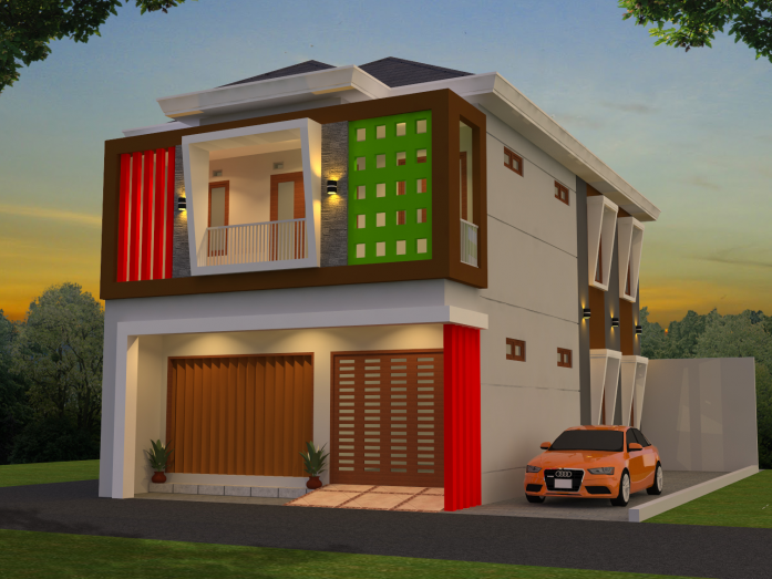 Detail Desain Rumah Ruko Minimalis Nomer 30