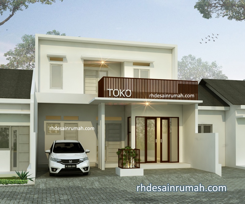 Detail Desain Rumah Ruko Minimalis Nomer 48