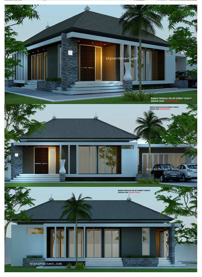 Detail Desain Rumah Satu Lantai Nomer 17