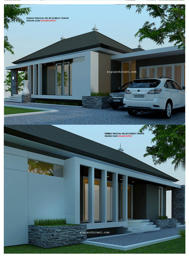 Detail Desain Rumah Satu Lantai Nomer 22