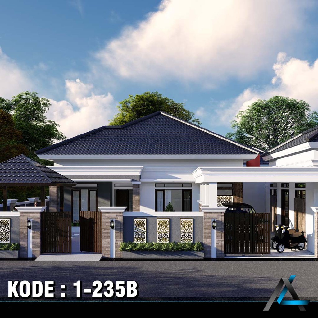 Detail Desain Rumah Satu Lantai Nomer 4