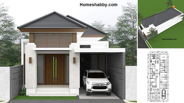 Detail Desain Rumah Satu Lantai Nomer 33