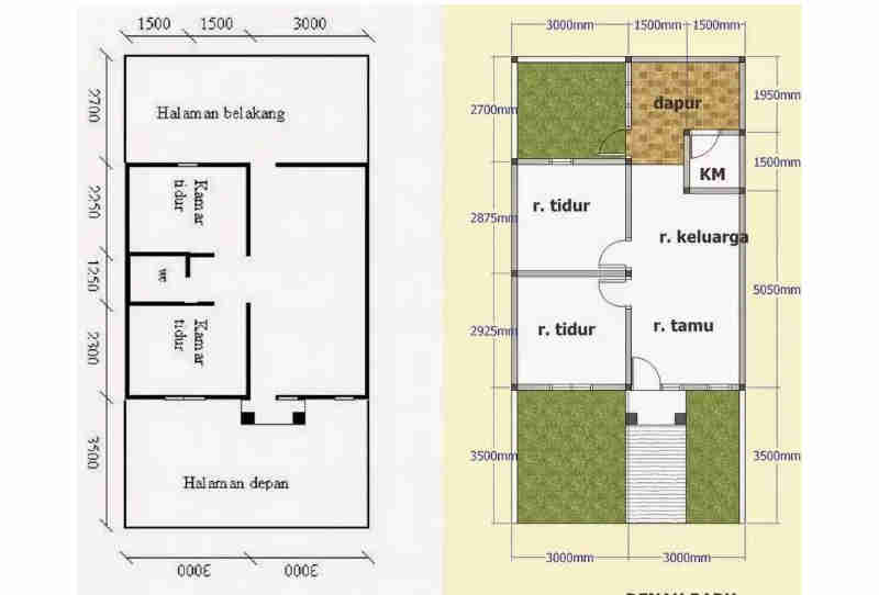 Detail Desain Rumah Sederhana 2 Kamar Nomer 33