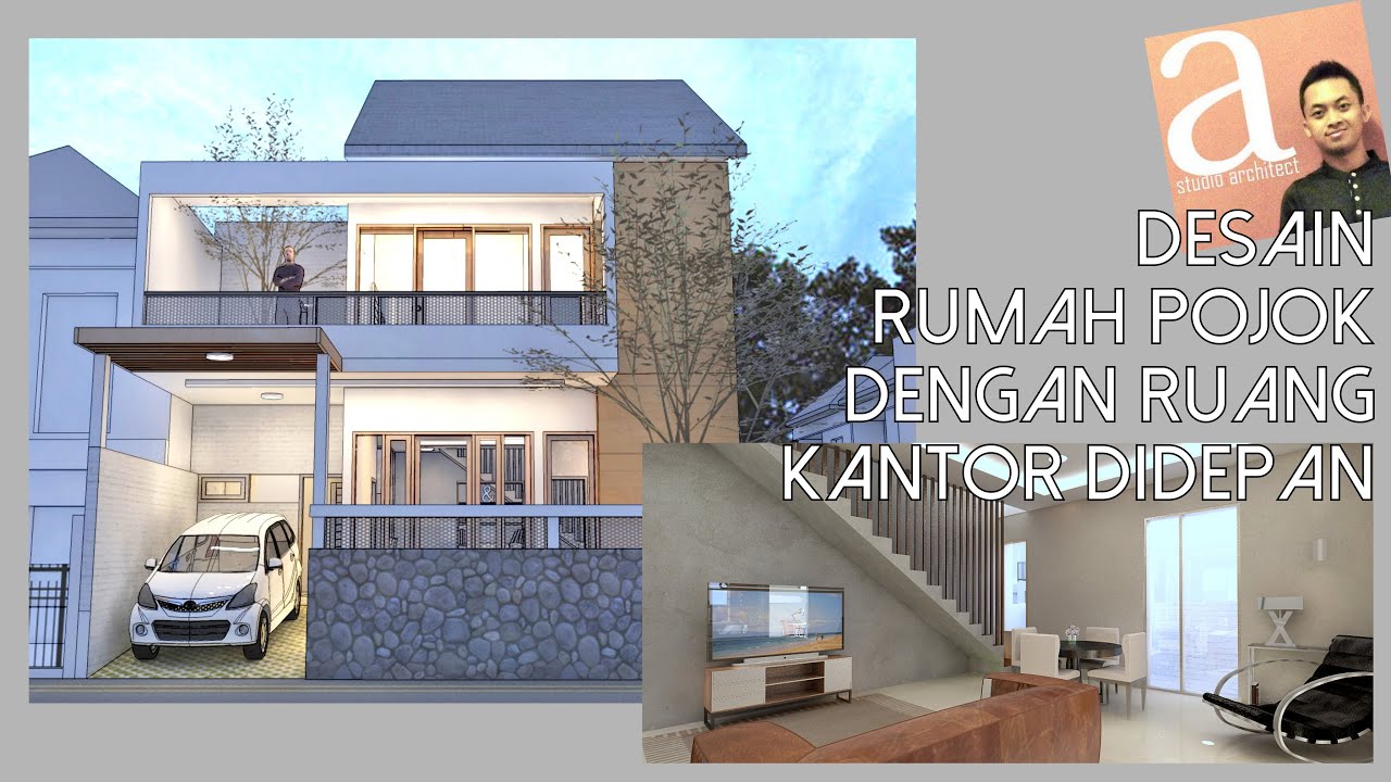 Detail Desain Rumah Sekaligus Kantor Nomer 3