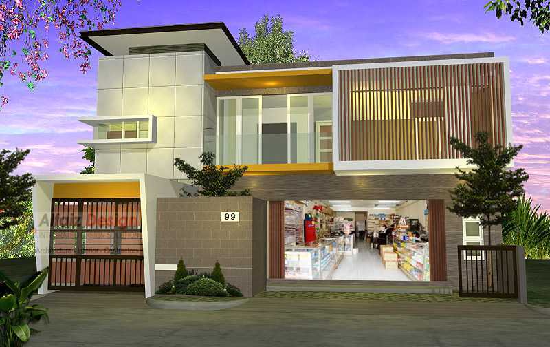 Detail Desain Rumah Sekaligus Kantor Nomer 8