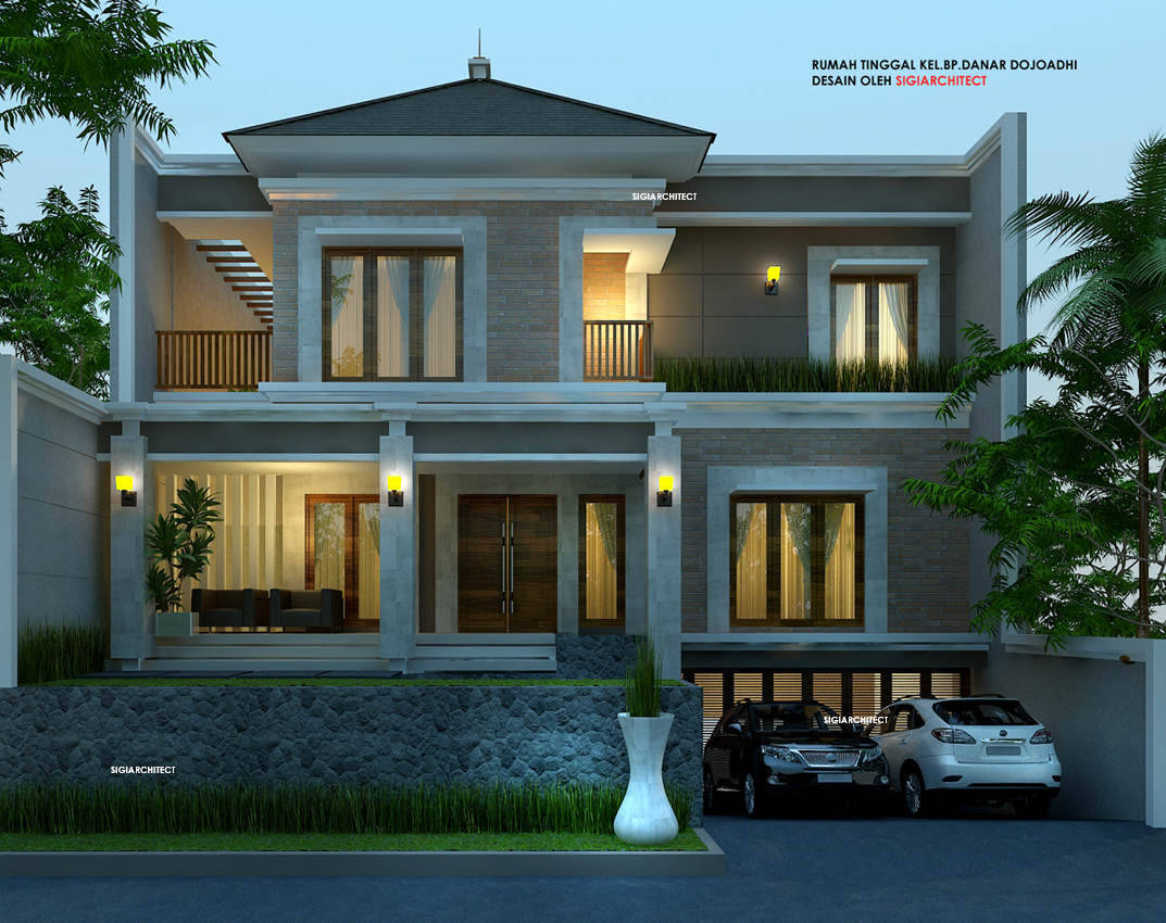 Detail Desain Rumah Semi Villa Nomer 16