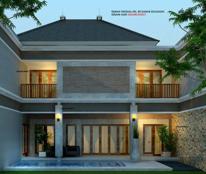 Detail Desain Rumah Semi Villa Nomer 22