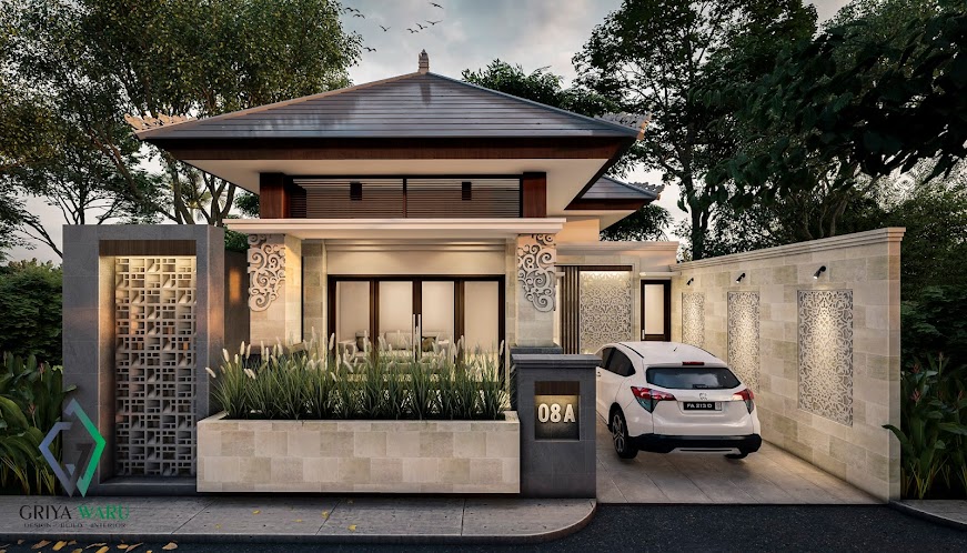 Detail Desain Rumah Semi Villa Nomer 39