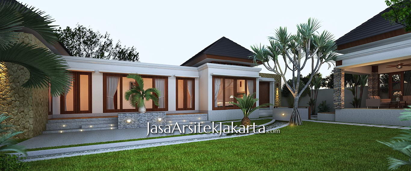 Detail Desain Rumah Semi Villa Nomer 40