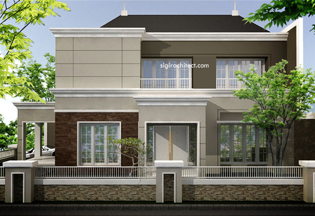 Detail Desain Rumah Semi Villa Nomer 42