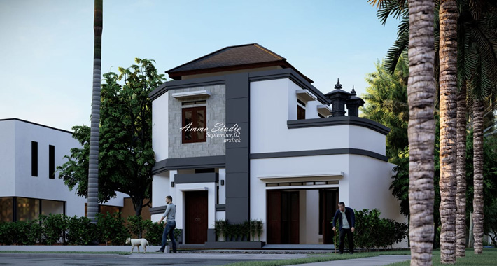 Detail Desain Rumah Semi Villa Nomer 54