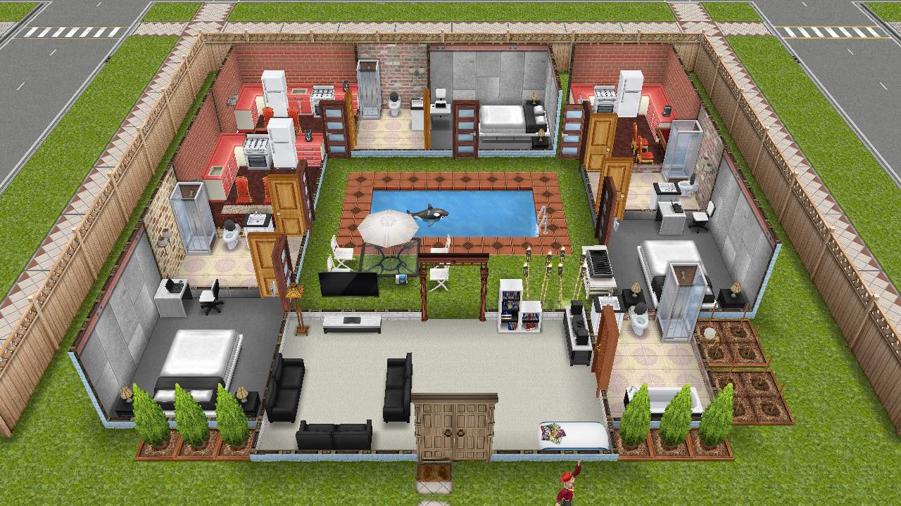 Detail Desain Rumah Sims Freeplay Nomer 13