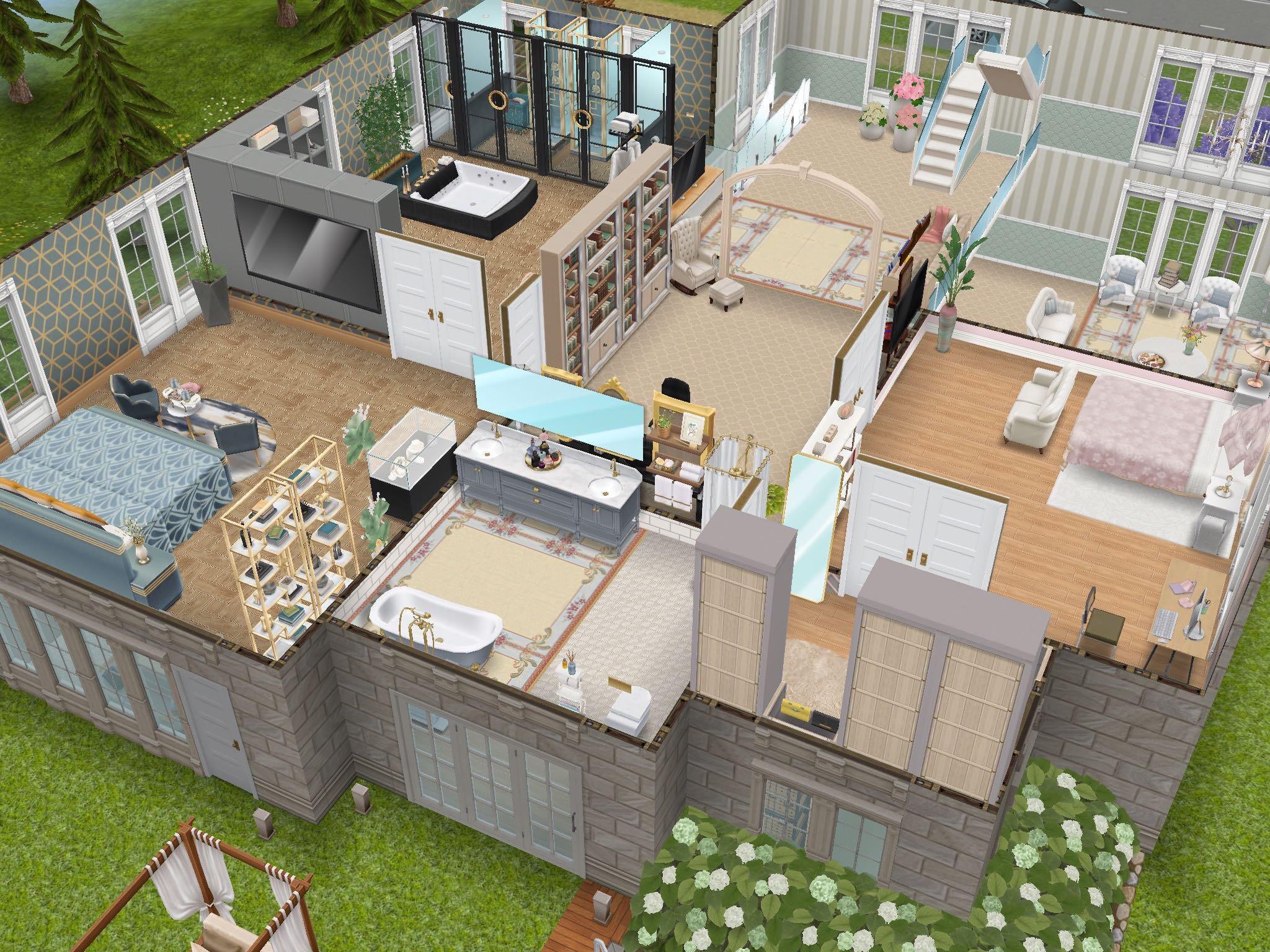 Detail Desain Rumah Sims Freeplay Nomer 31