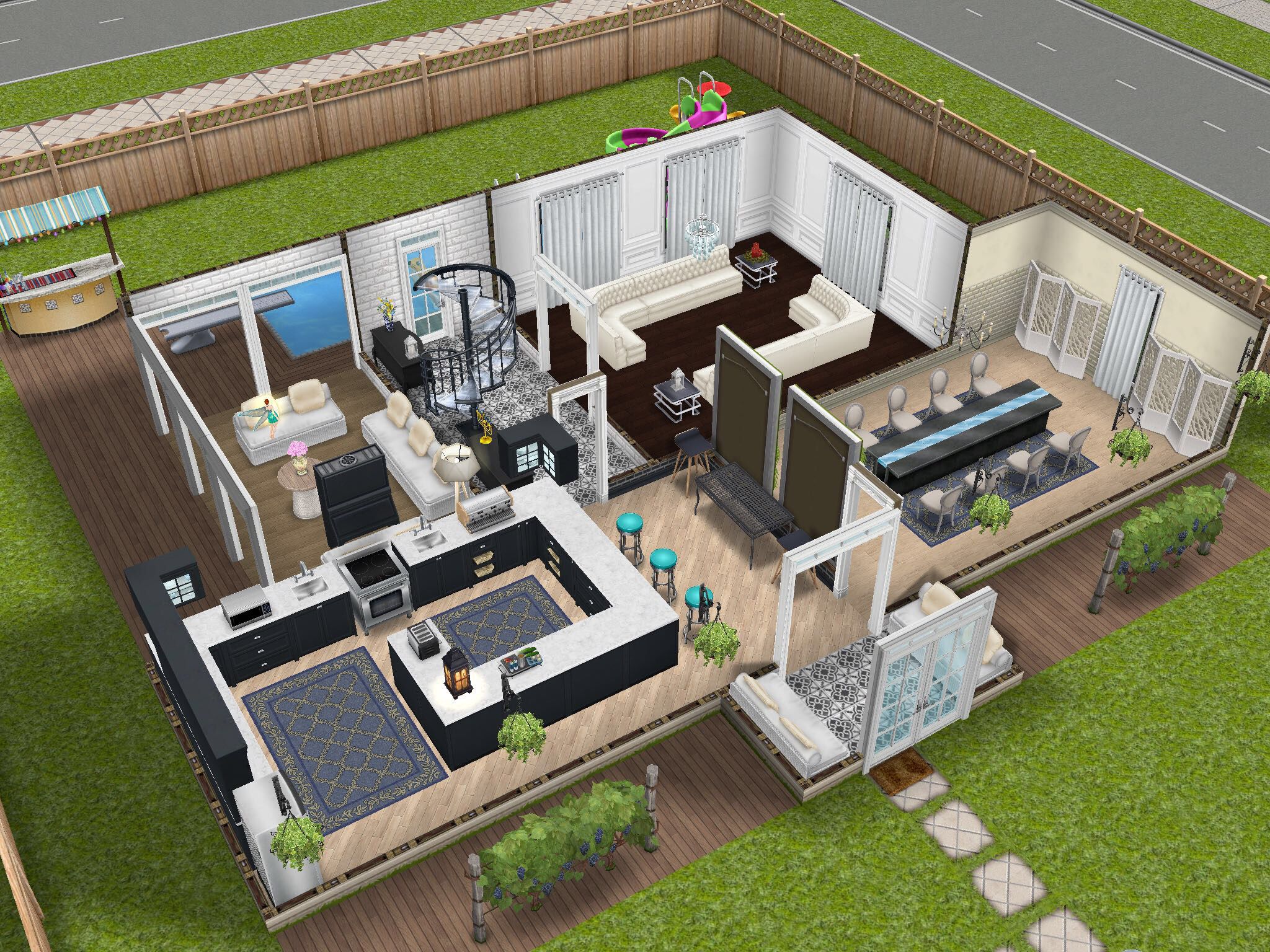 Detail Desain Rumah Sims Freeplay Nomer 10