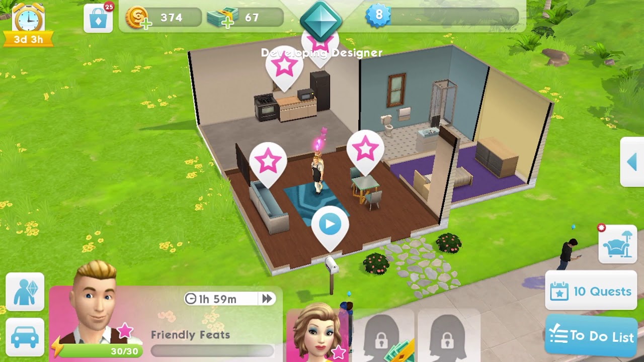 Detail Desain Rumah Sims Mobile Nomer 54