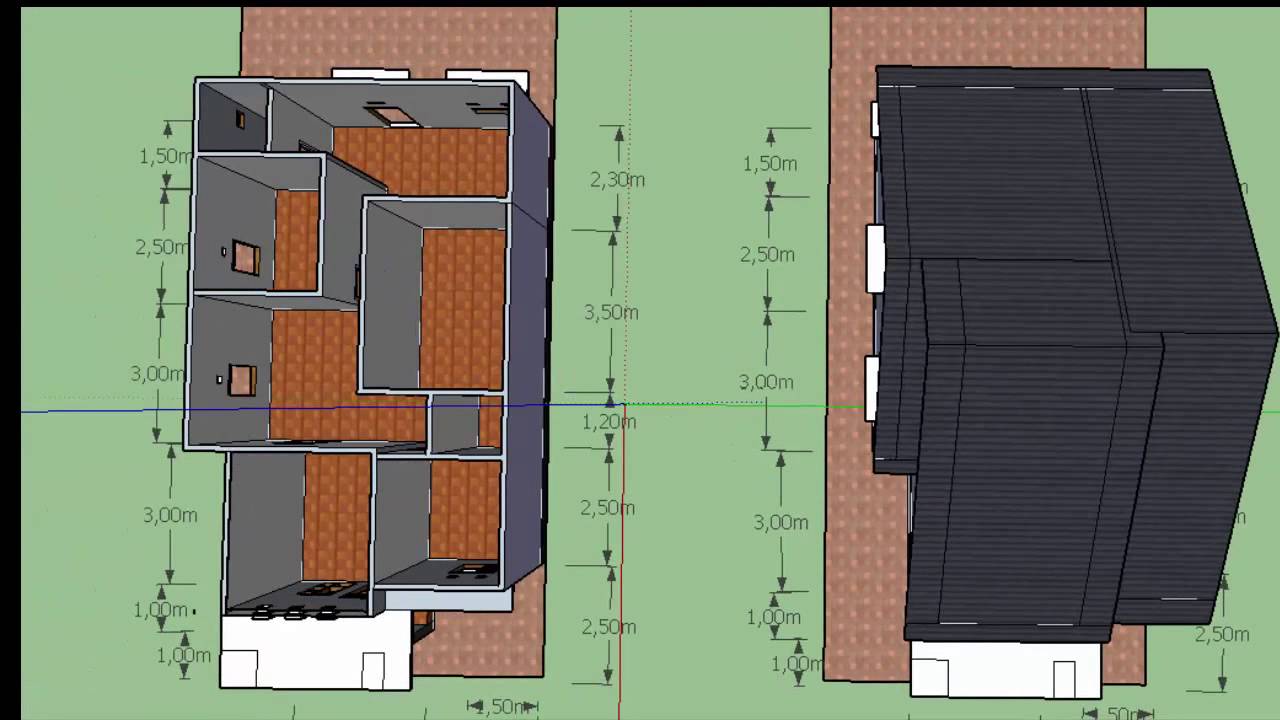 Detail Desain Rumah Sketchup Nomer 40