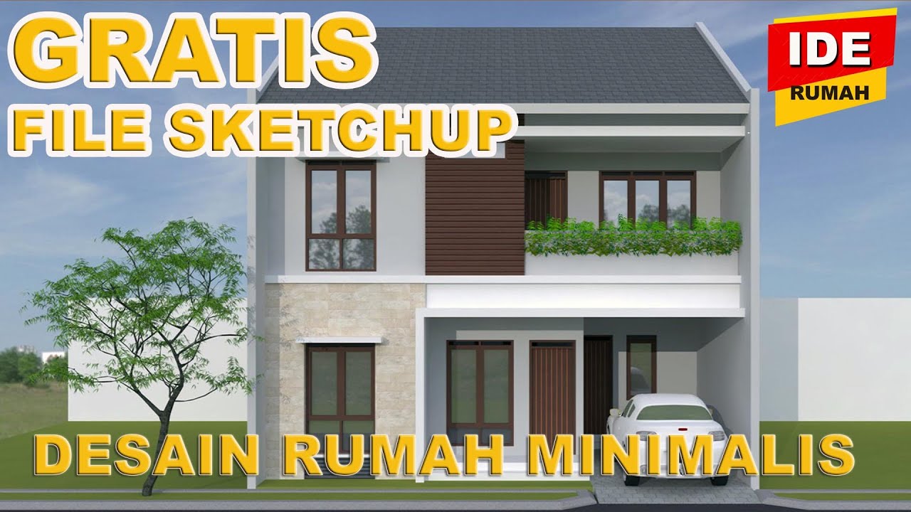 Detail Desain Rumah Sketchup Nomer 44